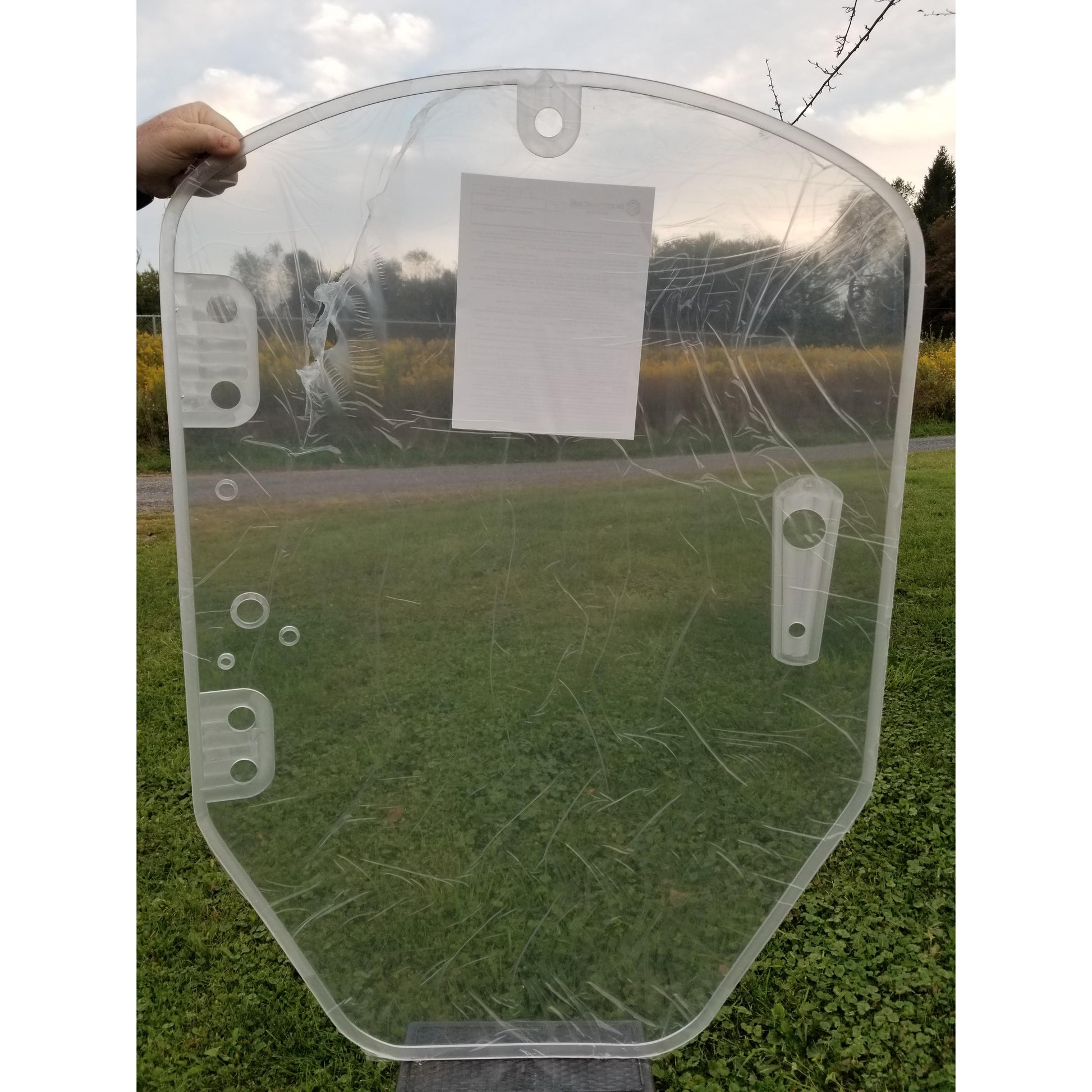 KUBOTA KX080-4 SERIES 3/8" POLYCARBONATE EXCAVATOR WINDSHIELD | REPLACEMENT